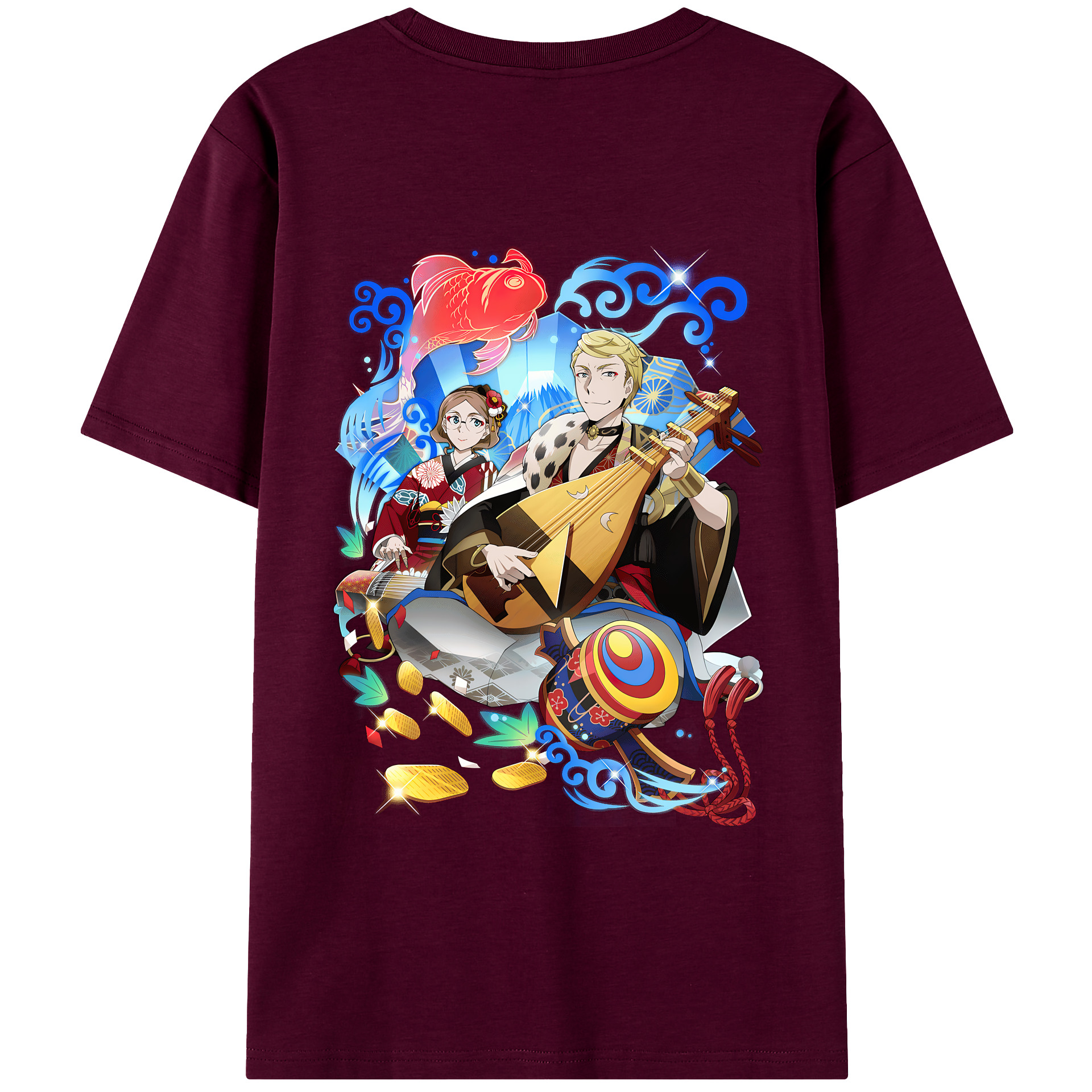 （画像用） 文豪ストレイドッグス Bungo Stray Dogs レディース半袖Tシャツ(バックプリント)